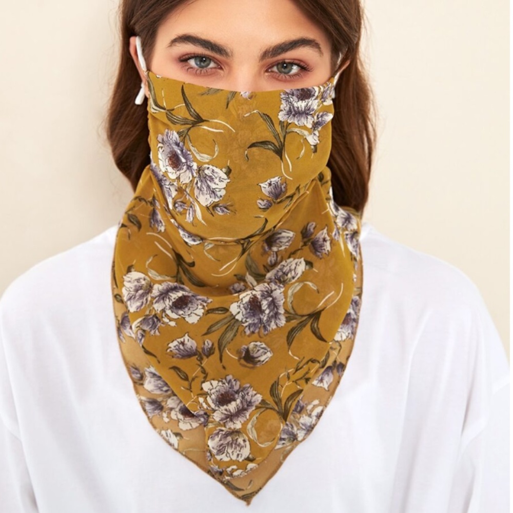 Peony Mask Scarf